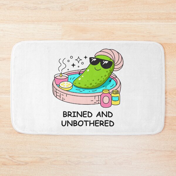 Item preview, Brined and Unbothered Funny Pickle Spa designed and sold by Skryp-art.