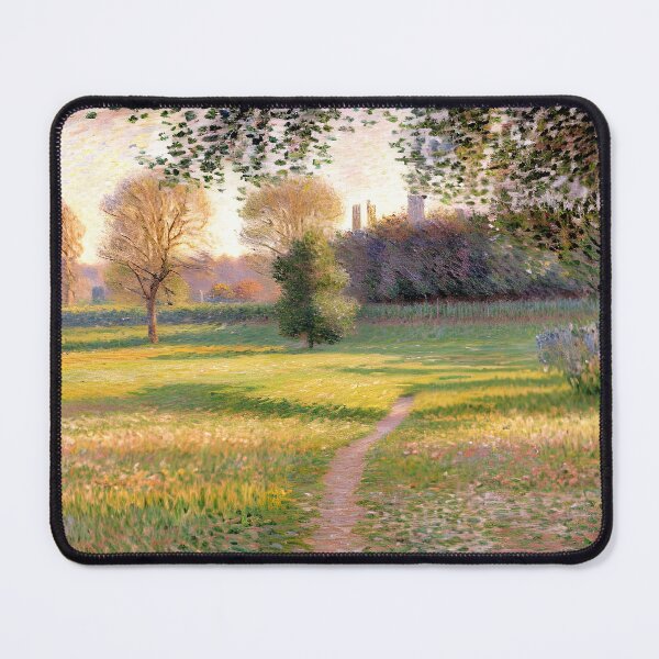 Item preview, Morning Landscape at Giverny: Impression of Rural Light, Fields, and Atmospheric Harmony. designed and sold by artdesignsnow.