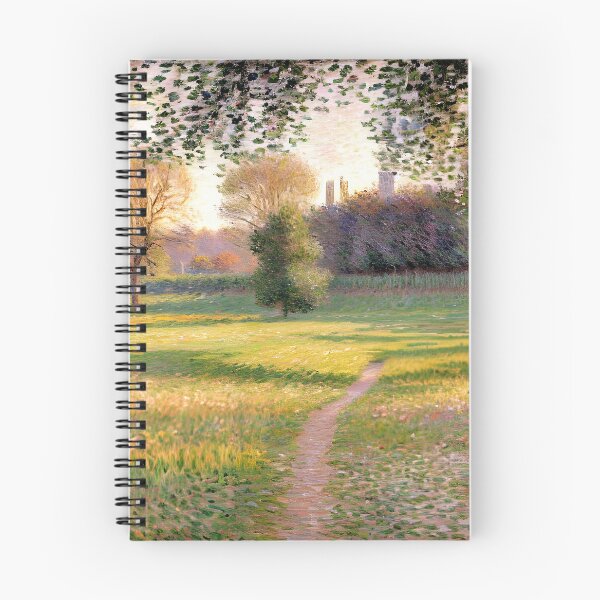 Item preview, Morning Landscape at Giverny: Impression of Rural Light, Fields, and Atmospheric Harmony. designed and sold by artdesignsnow.