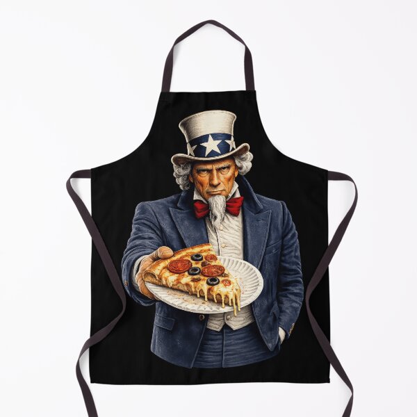 Item preview, Funny Pizza Lover Uncle Sam Patriotic Food Humor Design designed and sold by TheTrendsDesk.