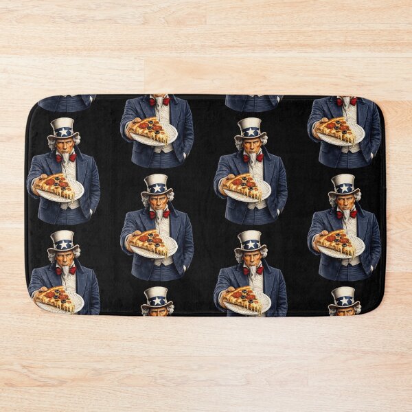 Item preview, Funny Pizza Lover Uncle Sam Patriotic Food Humor Design designed and sold by TheTrendsDesk.