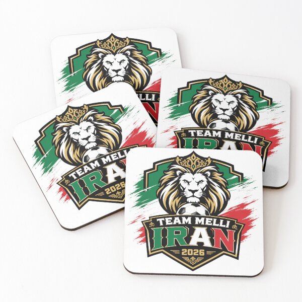 Item preview, Iran 2026 Team Melli Football Crest designed and sold by RedCircleArt.