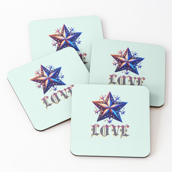 Item preview, Star shape t shirt and sticker item  designed and sold by Love Gifts.