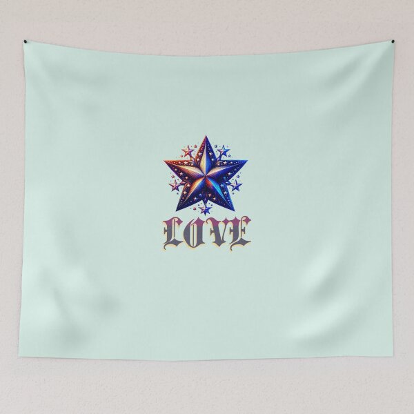 Item preview, Star shape t shirt and sticker item  designed and sold by Love Gifts.