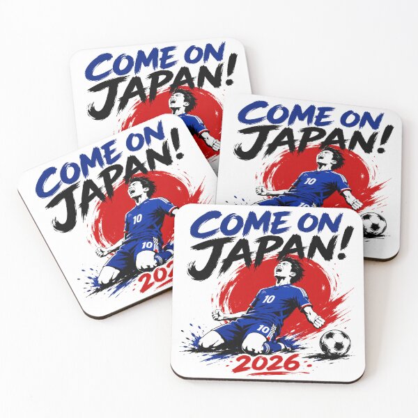 Item preview, Japan 2026 Samurai Blue Football designed and sold by RedCircleArt.