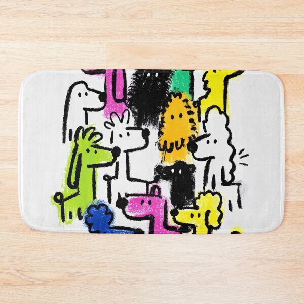 Item preview, Cartoon poodle dogs designed and sold by lautir.