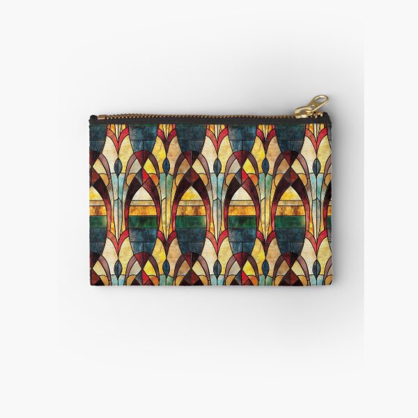 Item preview, Desert Sunrise Art Deco Stained Glass Photo Texture designed and sold by DigitaICraft.