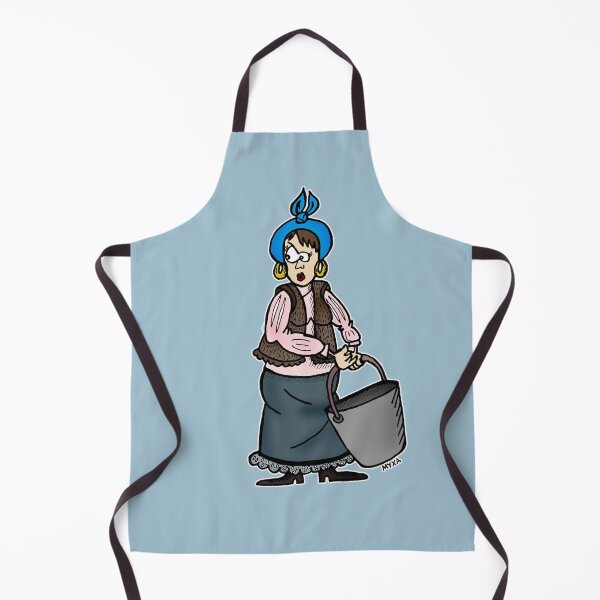Item preview, Funny Ukrainian Woman Gossip Cartoon – Cute Village Bucket Squad Meme Art designed and sold by MyxaART.