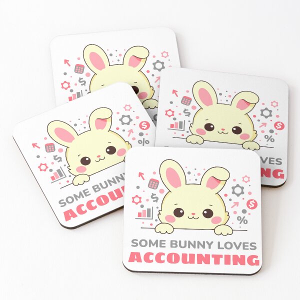 Item preview, Cute Easter Accountant Bunny – Some Bunny Loves Accounting   designed and sold by Skryp-art.