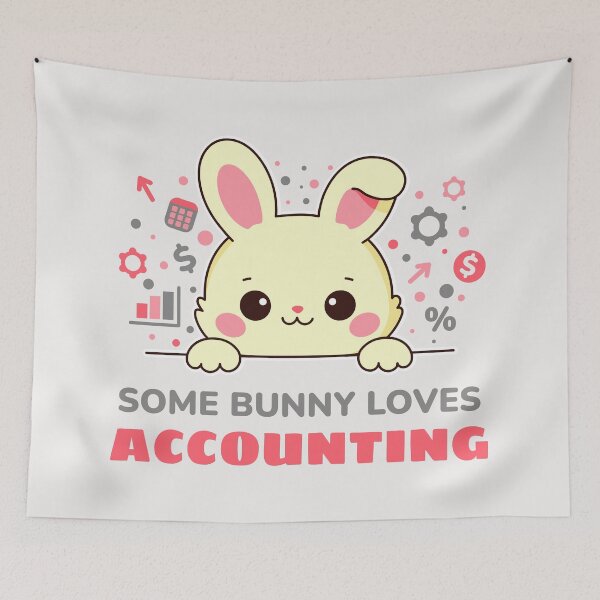 Item preview, Cute Easter Accountant Bunny – Some Bunny Loves Accounting   designed and sold by Skryp-art.