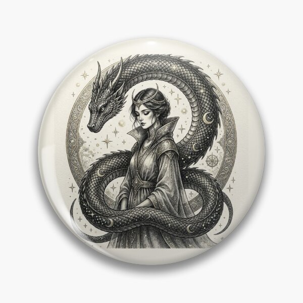 Item preview, Moon Dragon's Embrace designed and sold by Roberta Calabrese.