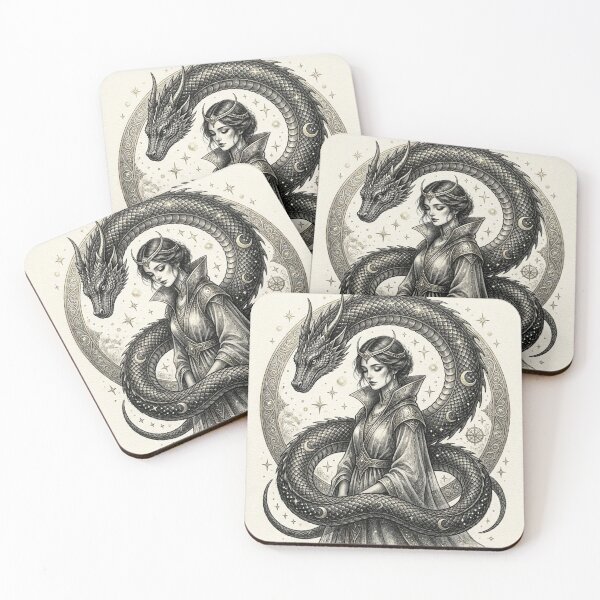 Item preview, Moon Dragon's Embrace designed and sold by Roberta Calabrese.