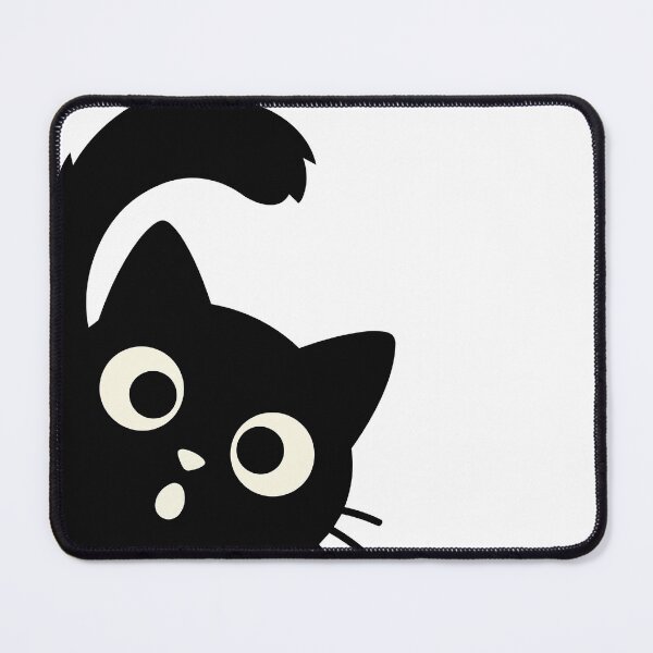 Item preview, Cute Peeking Black Cat Sticker - Kawaii Peekaboo Surprised Kitten Silhouette Minimalist Corner Animal Wall Art designed and sold by BestChoiceService.
