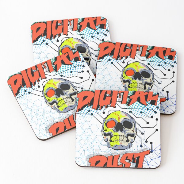 Item preview, Digital Rust Cyberpunk Skull Graphic - Edgy Sci-Fi Tech Apparel designed and sold by GraphixByHub.