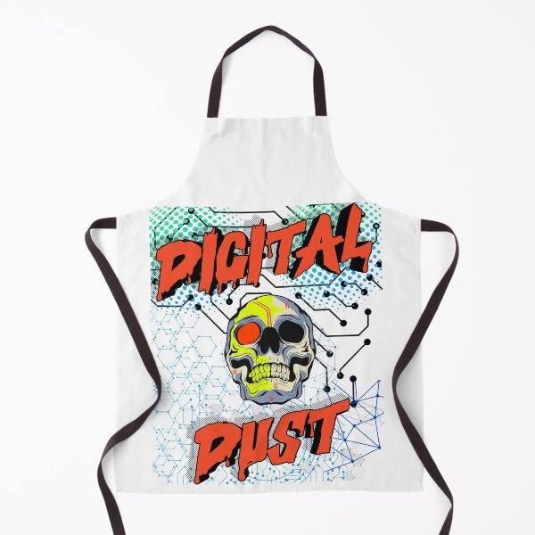 Item preview, Digital Rust Cyberpunk Skull Graphic - Edgy Sci-Fi Tech Apparel designed and sold by GraphixByHub.