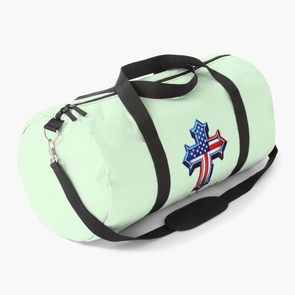Item preview, Jesus cross with usa flag t shrit and sticker item designed and sold by Love Gifts.