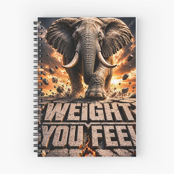 Item preview, Solo Founder Weight You Feel Elephant Brutalist Art Print designed and sold by SavannaStrikes.
