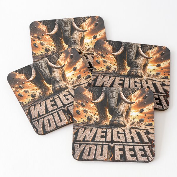 Item preview, Solo Founder Weight You Feel Elephant Brutalist Art Print designed and sold by SavannaStrikes.