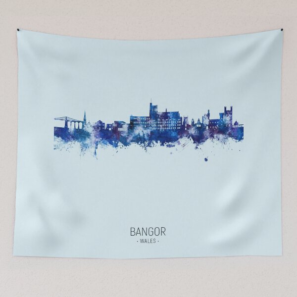 Item preview, Bangor Wales Skyline designed and sold by ArtPrints.