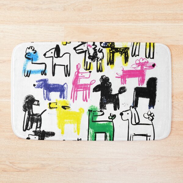 Item preview, Cartoon stylized poodles designed and sold by lautir.