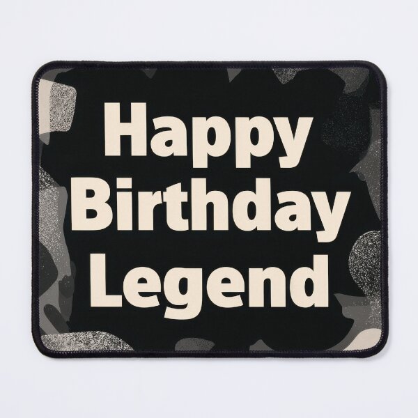 Item preview, Happy Birthday Legend Minimalist Birthday Card designed and sold by Zabolotna_Art.