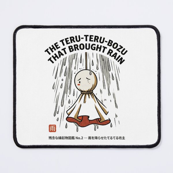 Item preview, The Teru-teru-bozu That Brought Rain — Funny Kawaii Japanese Tee designed and sold by nurusubetei.