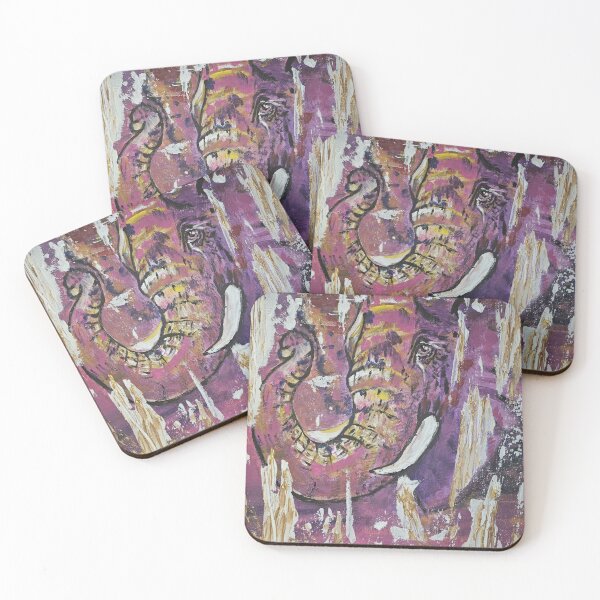 Item preview, A mystical, cheerful elephant with tusks designed and sold by Artur Sobkowicz.