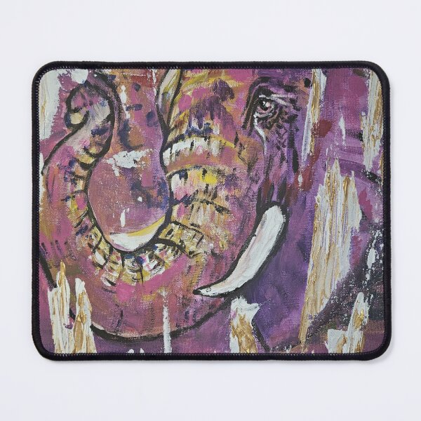 Item preview, A mystical, cheerful elephant with tusks designed and sold by Artur Sobkowicz.
