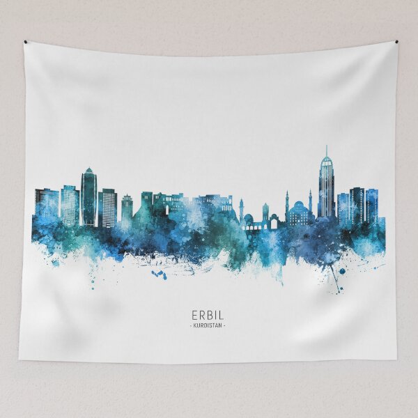 Item preview, Erbil Kurdistan Iraq Skyline designed and sold by ArtPrints.