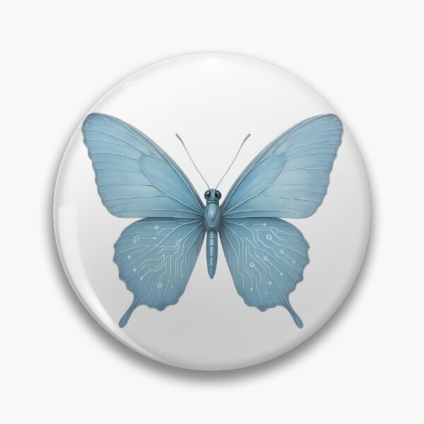 Item preview, Tech Butterfly – Futuristic Nature Design designed and sold by Yomere.