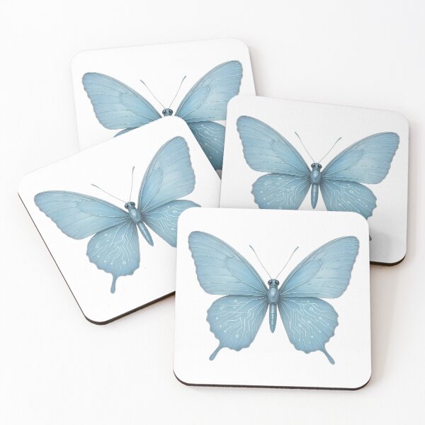 Item preview, Tech Butterfly – Futuristic Nature Design designed and sold by Yomere.