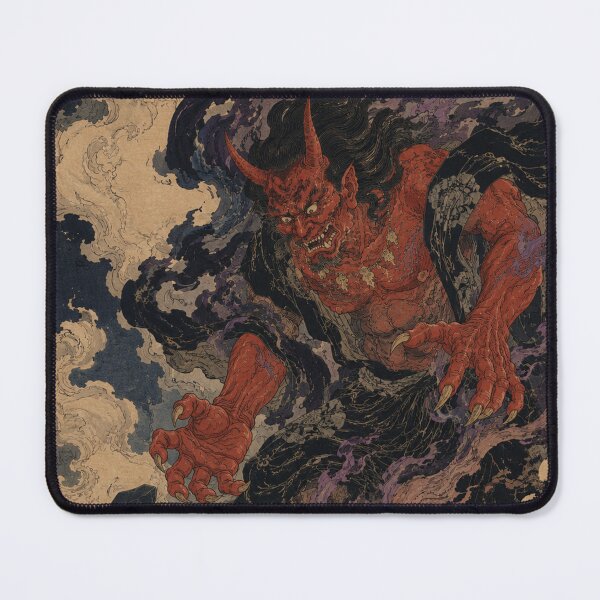 Item preview, Shadow Weaver - Vintage Japanese Oni Ukiyo-e Woodblock designed and sold by bapupa.