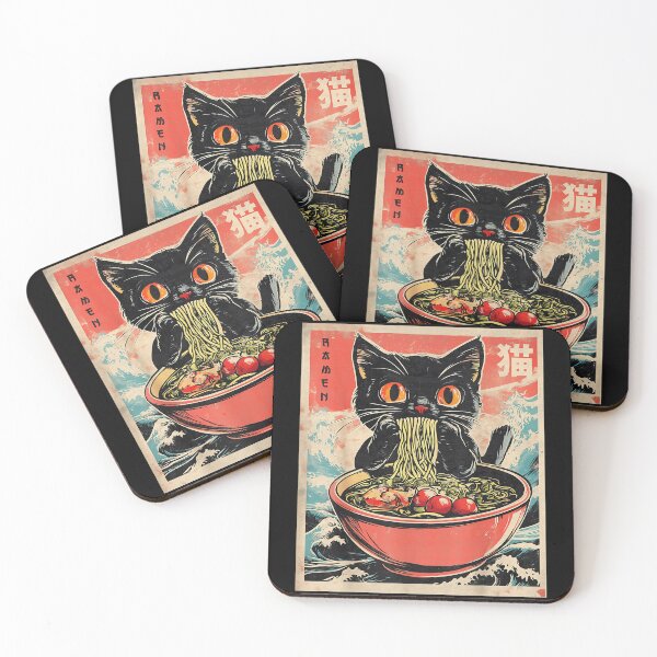 Item preview, Ramen Cat Japanese Food Feline Lover designed and sold by SeraXYZ.