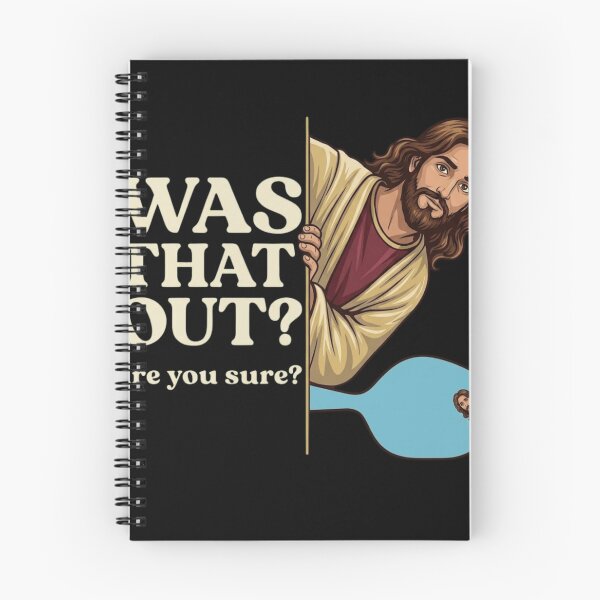 Item preview, Funny Jesus Pickleball - Was That Out? Are You Sure? Humorous Sports Design designed and sold by haitrieuic96.