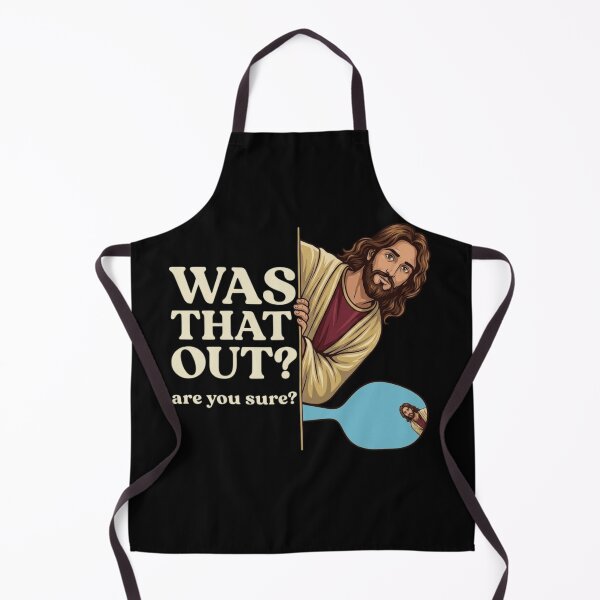 Item preview, Funny Jesus Pickleball - Was That Out? Are You Sure? Humorous Sports Design designed and sold by haitrieuic96.