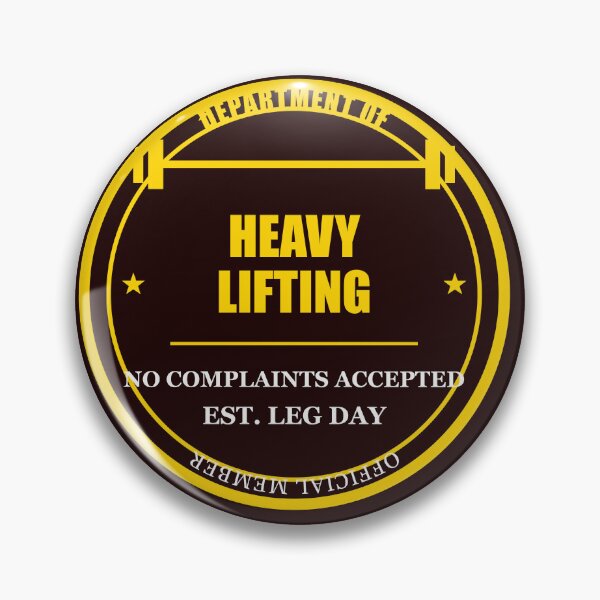 Item preview, Department of Heavy Lifting Official Member designed and sold by Mega-Shopping.