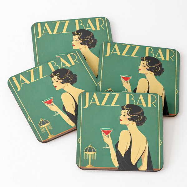 Item preview, Vintage Jazz Bar Poster designed and sold by Andy Gambino Art.