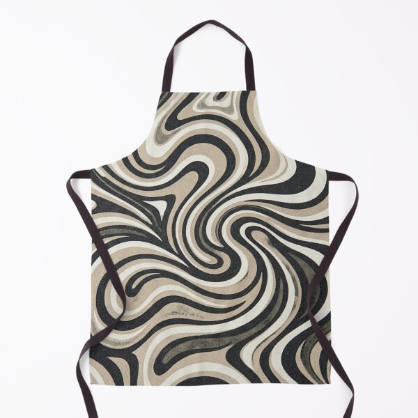 Item preview, Abstract Earthy Swirl Pattern in Stone Wash Black and Bone designed and sold by loccotown168.