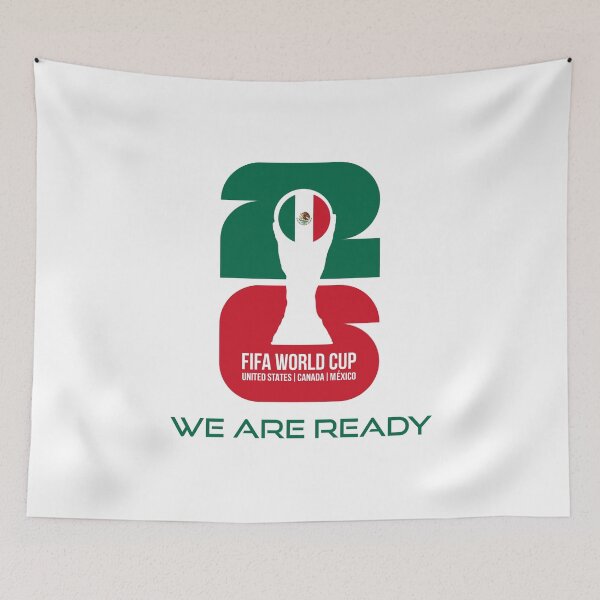 Item preview, Mexico World Cup 2026 We Are Ready Trophy Sticker designed and sold by topprinting.