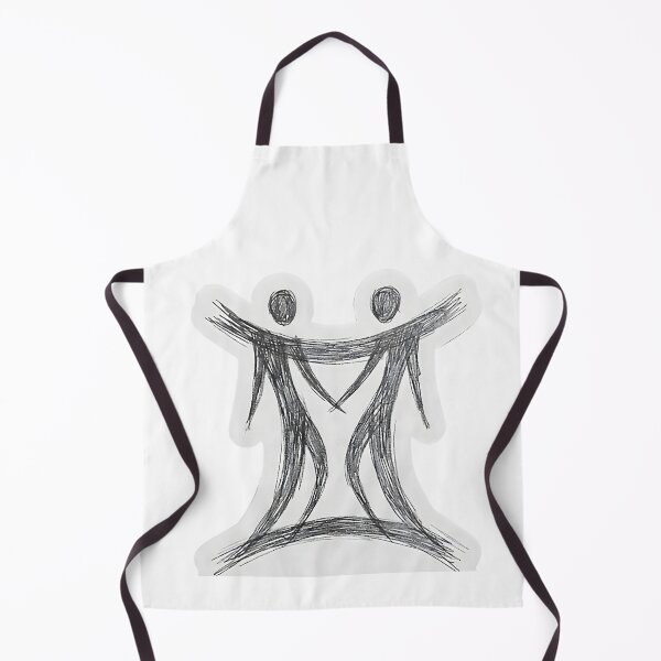 Item preview, Connected Souls Abstract Line Art designed and sold by Zodiac Celestial Art.