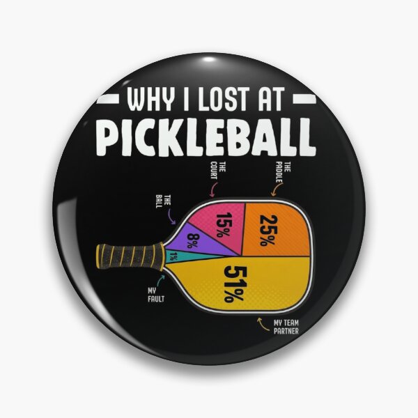 Item preview, Why I Lost At Pickleball Funny Pie Chart Excuse Paddle designed and sold by haitrieuic96.