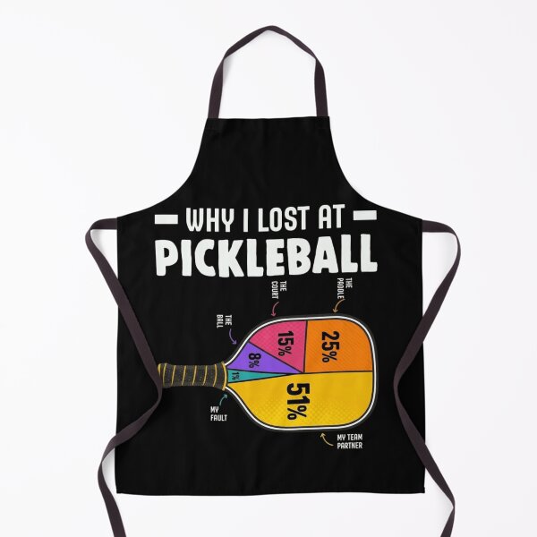 Item preview, Why I Lost At Pickleball Funny Pie Chart Excuse Paddle designed and sold by haitrieuic96.
