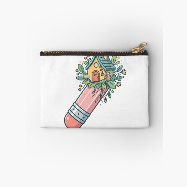 Item preview, Pencil Cottage — Where Ideas Grow Sticker designed and sold by CuteRage.