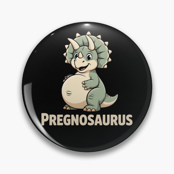Item preview, Pregnosaurus – Funny Pregnant Triceratops Mom Dinosaur Design designed and sold by Heneket.
