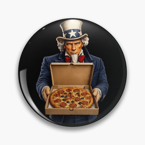 Item preview, Uncle Sam Delivering Pizza Patriotic Pizza Lover Design designed and sold by TheTrendsDesk.