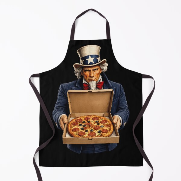 Item preview, Uncle Sam Delivering Pizza Patriotic Pizza Lover Design designed and sold by TheTrendsDesk.