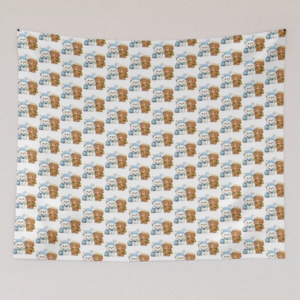 Item preview, White Bear & Brown Bear Traveling Together designed and sold by YnMstudio25.