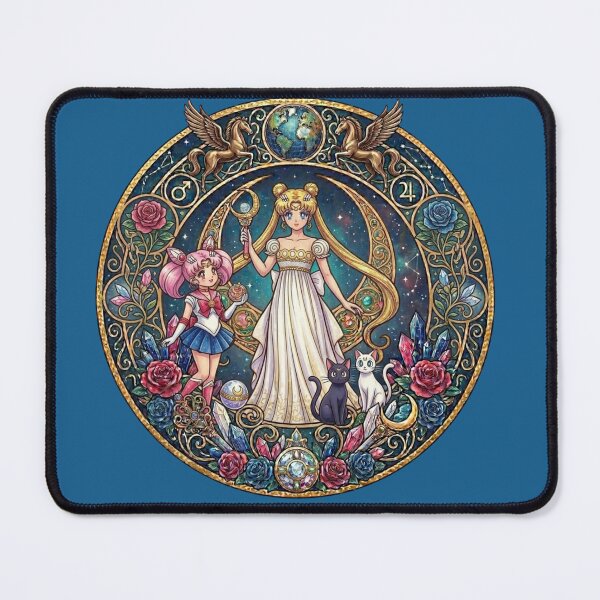 Item preview, Celestial Guardians: Sailor Moon Art Nouveau Circular Emblem designed and sold by VØDUM® STORE.
