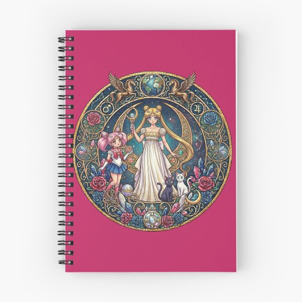 Item preview, Celestial Guardians: Sailor Moon Art Nouveau Circular Emblem designed and sold by VØDUM® STORE.