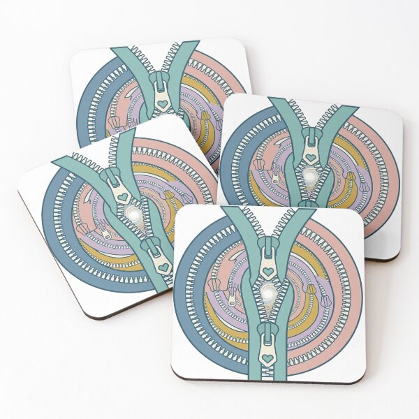 Item preview, Infinite Zip — Open Your Universe Sticker designed and sold by CuteRage.